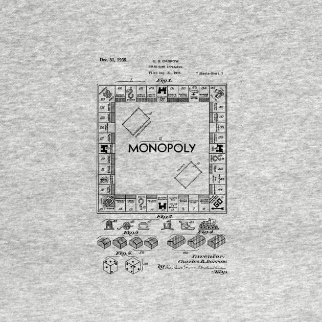 monopoly patent drawing by skstring